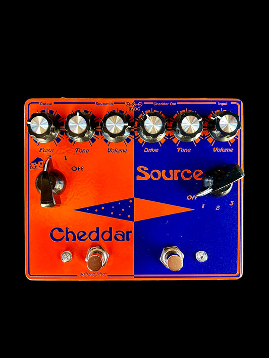 Cheddar Source Dual Fuzz/Overdrive - Lovetone Cheese Source Clone