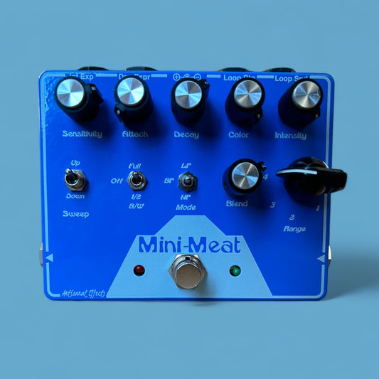 Compact Lovetone Meatball clone pedal with vintage-inspired tones