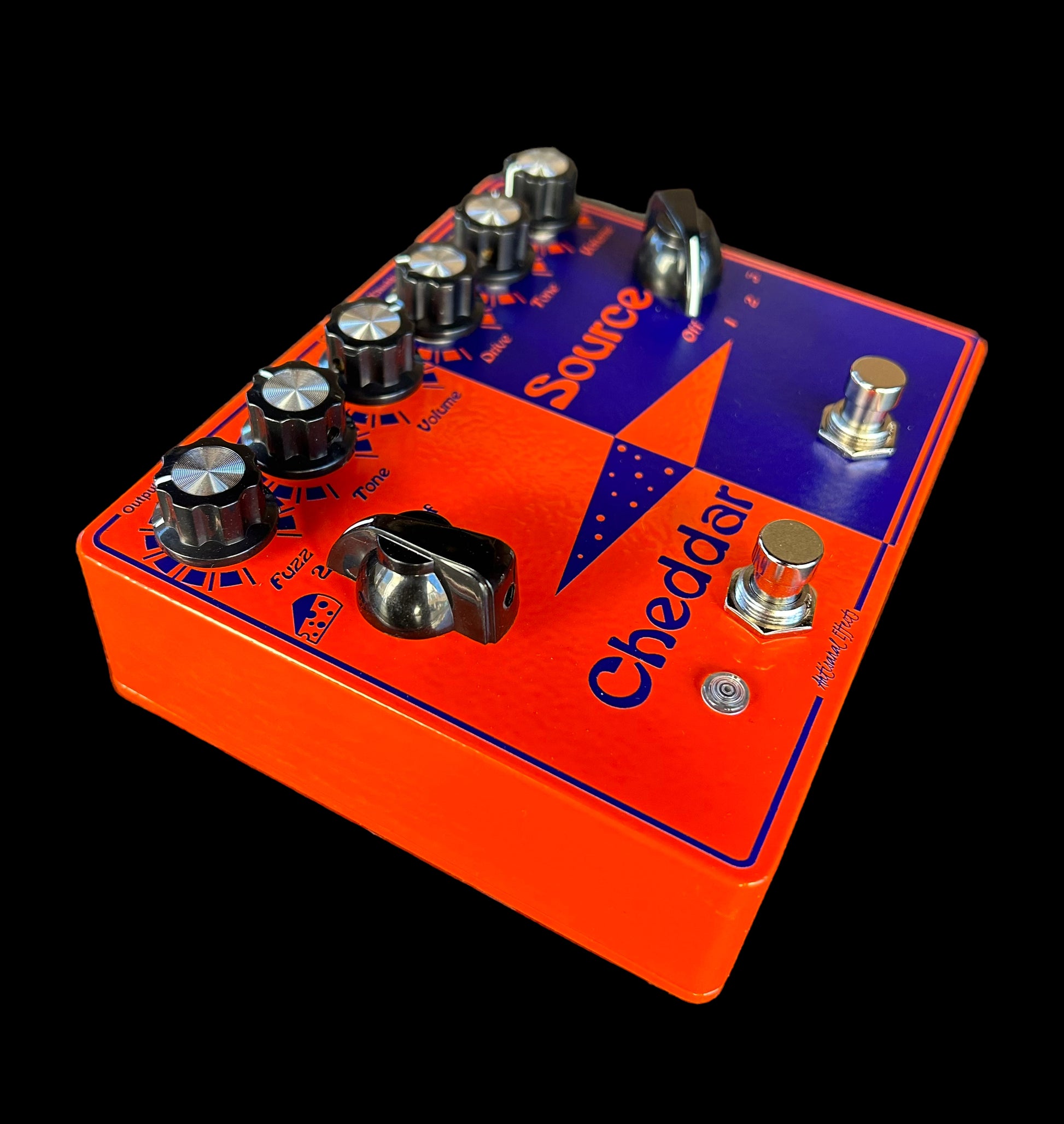 Cheddar Source Dual Fuzz/Overdrive - Lovetone Cheese Source Clone