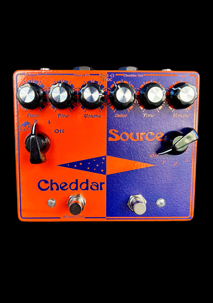 Cheddar Source Dual Fuzz/Overdrive - Lovetone Cheese Source Clone