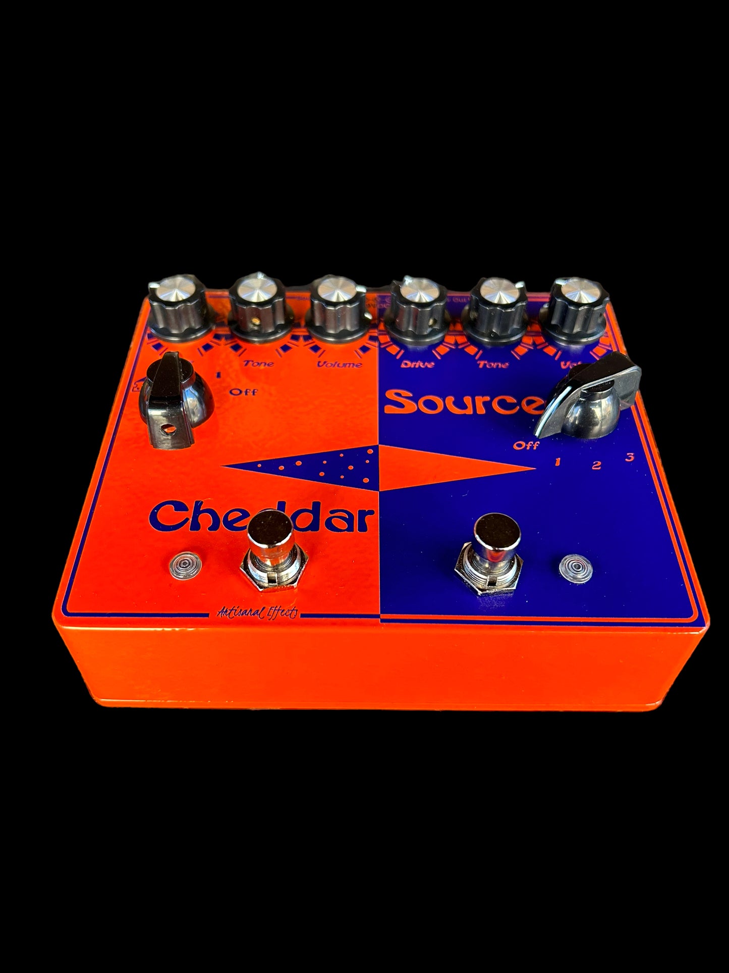 Cheddar Source Dual Fuzz/Overdrive - Lovetone Cheese Source Clone